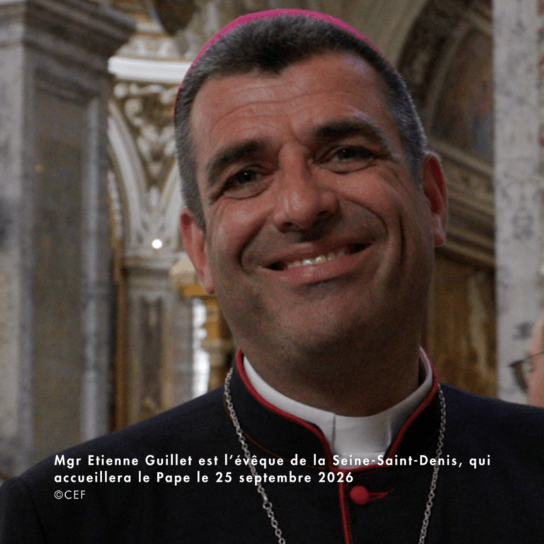 Photo Pape France - article Denis GUILLET.png Mgr Étienne Guillet, évêque de Saint-Denis