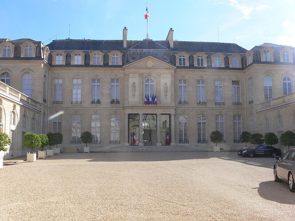 Cour du palais de l'Élysée
